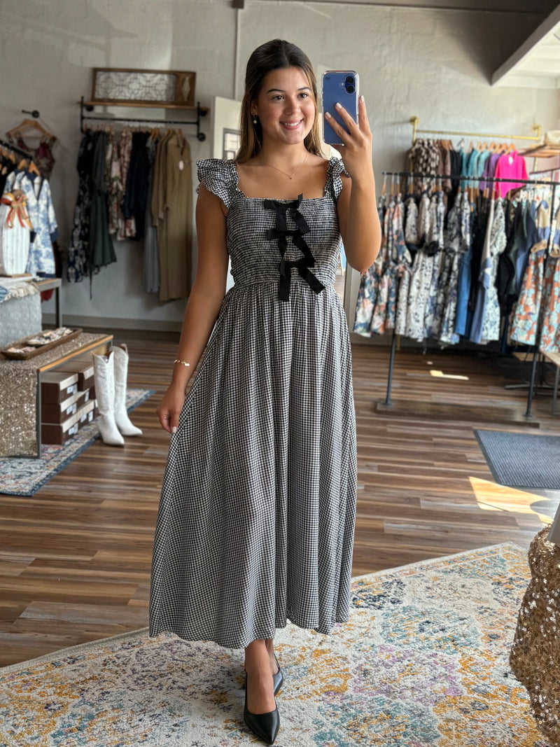 That Kind of Day Plaid Midi Dress