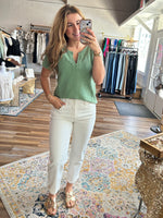 Libby's Baby Waffle Henley Top