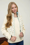 Define The Day Floral Puffer Vest