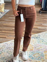 Isabella's Espresso Straight Pants