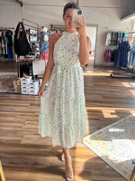 Living A Dream High Neck Midi Dress