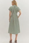 Kindred Light Striped Midi Dress