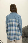 Built To Last Color Block Button Down Shirt