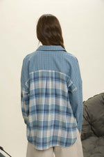Built To Last Color Block Button Down Shirt