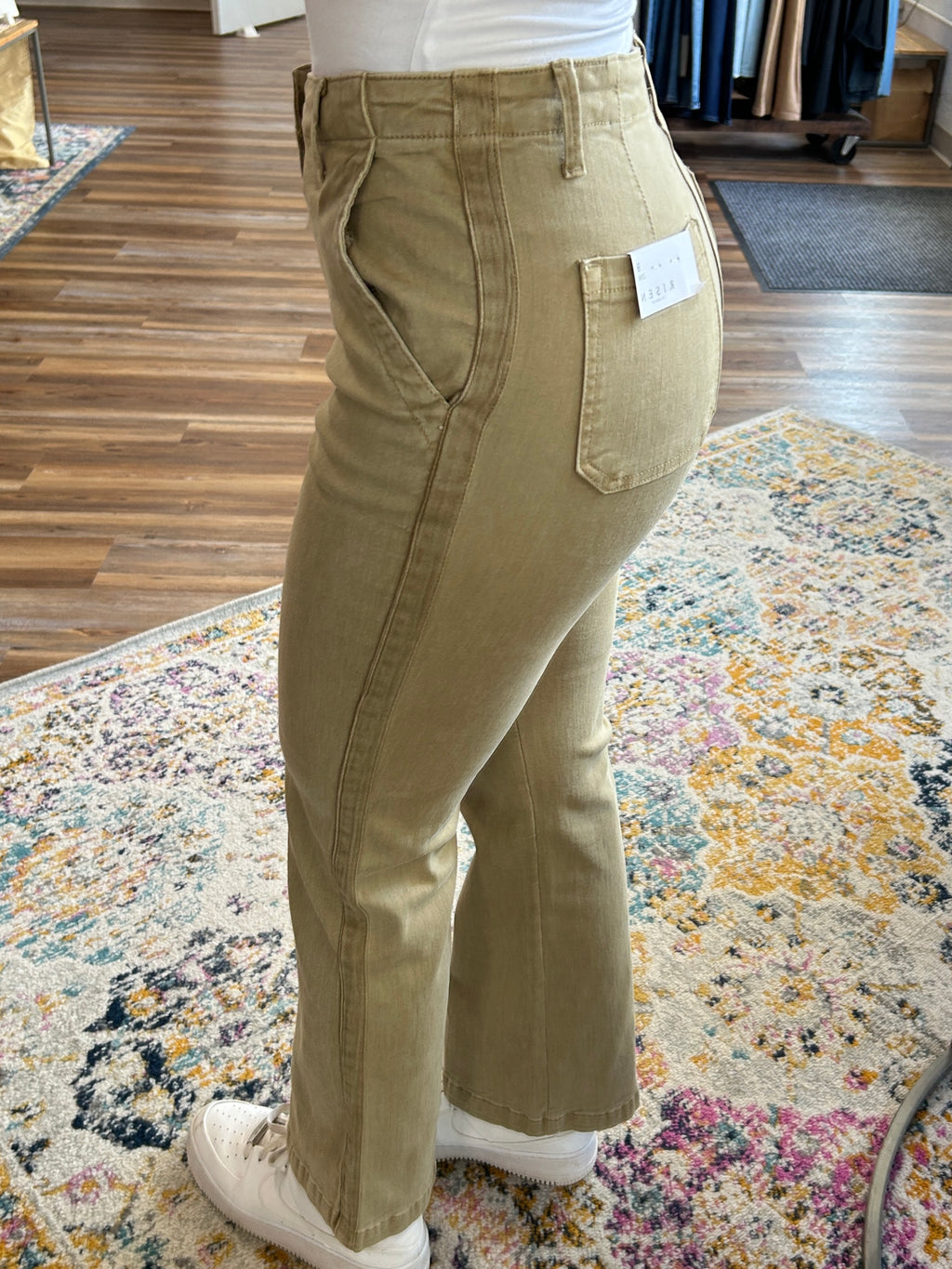 Sophia's Sand Straight Pants