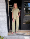 High Waist Wide Leg Pants