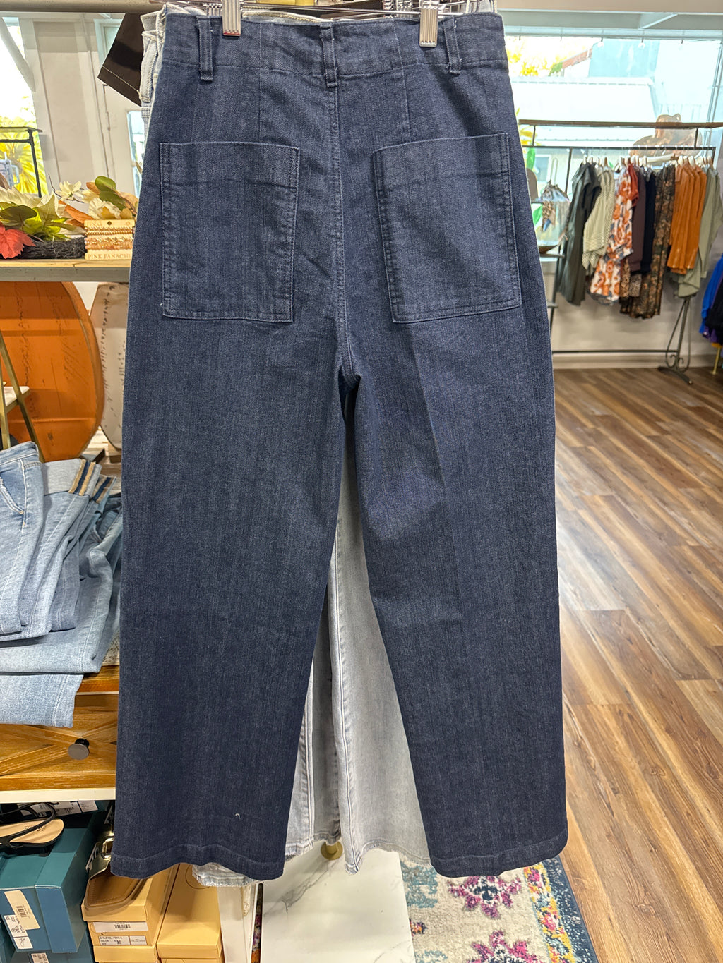 Clean Shape Denim Trousers