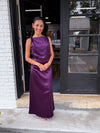 Trisha's Twisted Shoulder Midi Dress