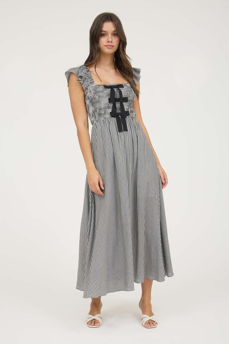 That Kind of Day Plaid Midi Dress