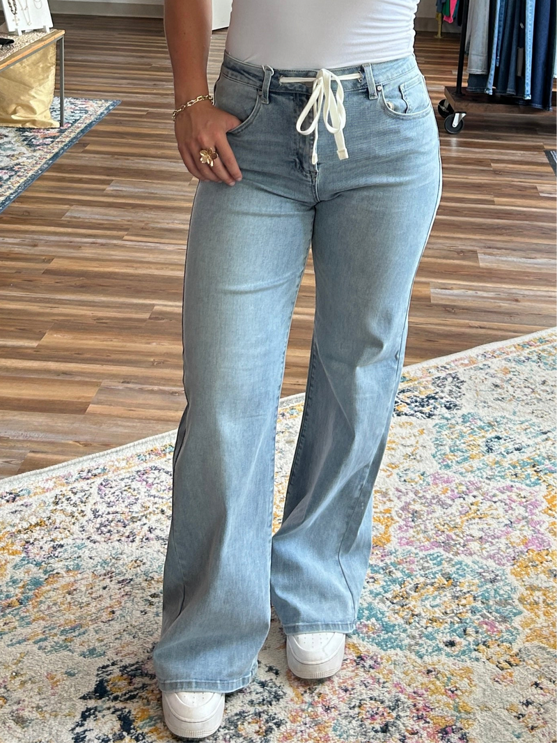 Chloe's Draw String Jeans