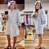 Something Blue Floral Mini Dress