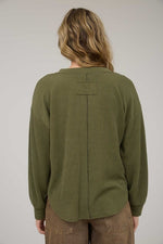 True to Form Henley Knit Top