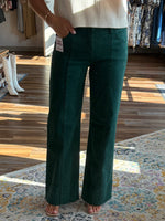 Evergreen Haze Wide Leg Denim