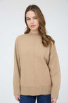Neutral Ground Front Seam Sweater
