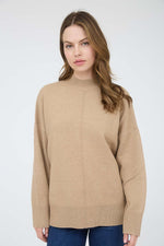 Neutral Ground Front Seam Sweater