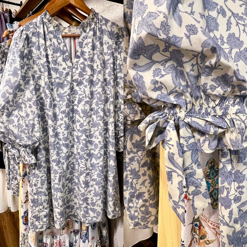 Something Blue Floral Mini Dress