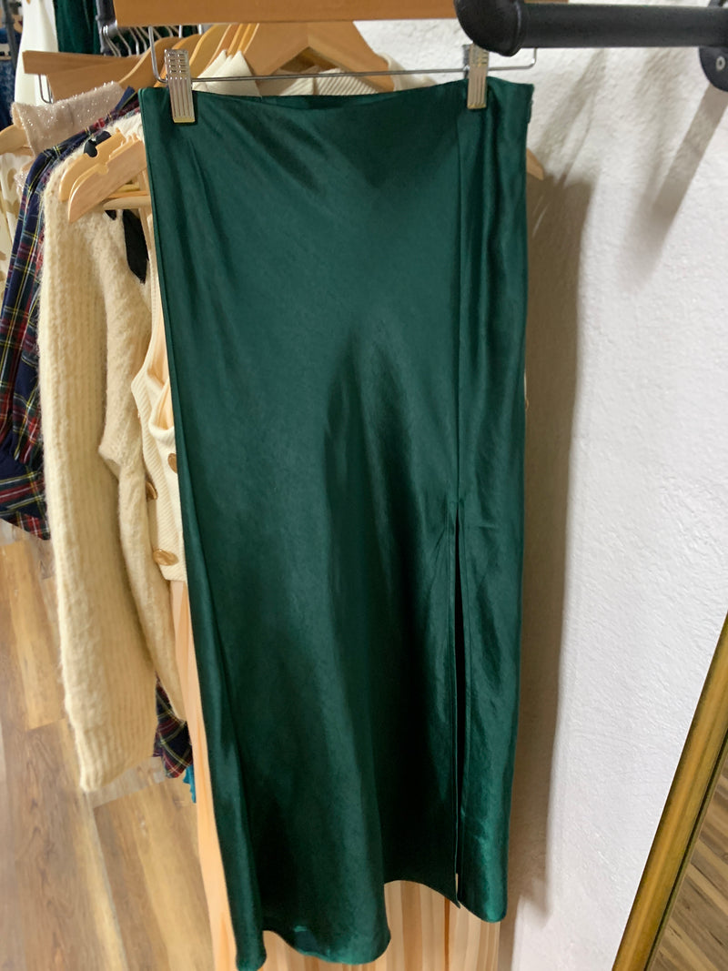 Perfect Example Satin Skirt