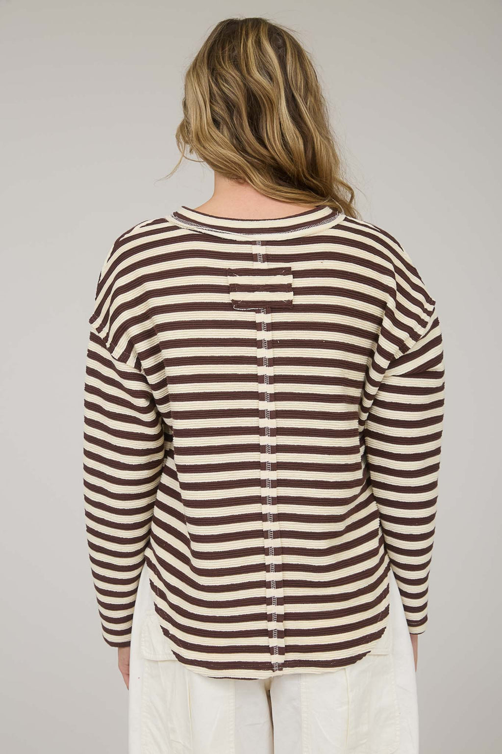 For The Bold Stripped Long Sleeve Top