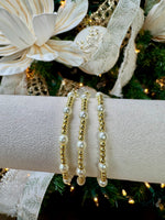 Come Away W/ Me Gold Pearl Bracelet