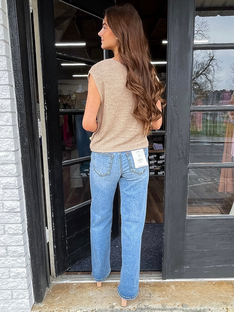 Daisy's Crocheted and Sleeveless Pullover