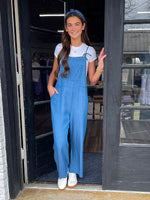 Chambray Enzyme Washed Jumpsuit