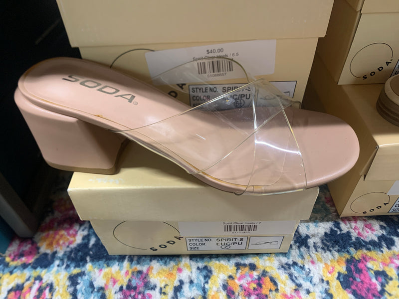Spirit Clear Heels