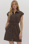 Fearless Femme Cap Sleeve Mini Dress