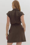 Fearless Femme Cap Sleeve Mini Dress