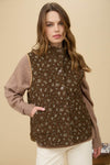 Easy To Love Floral Quilted Vest
