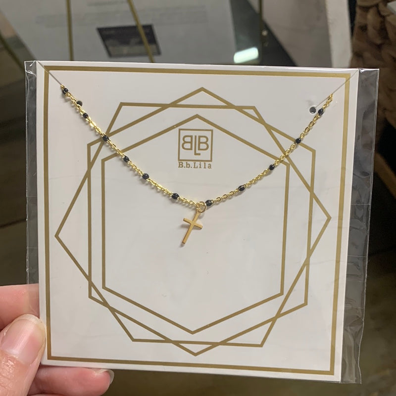 BBLila Cross Necklace