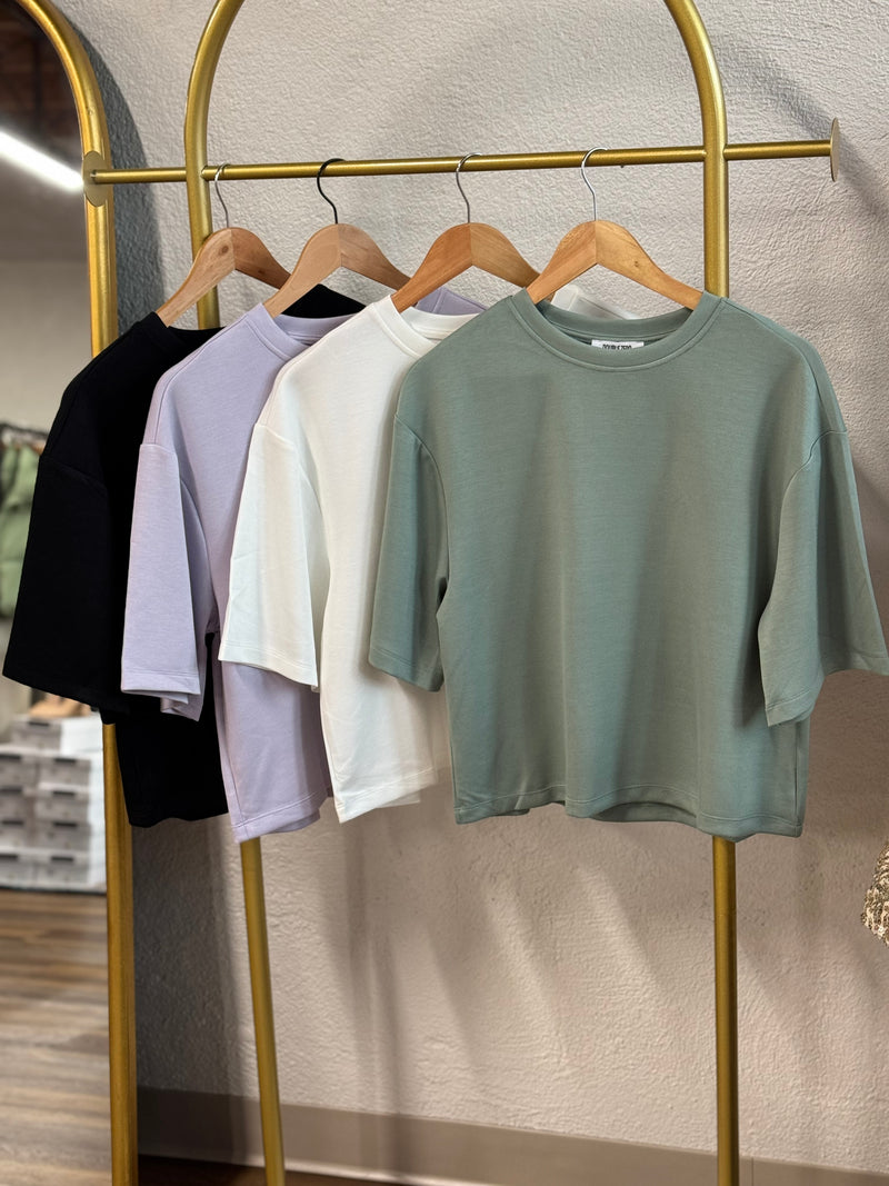 Alex's Drop Shoulder Everyday Basic Tee