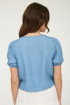Well Said Scallop Trim Top
