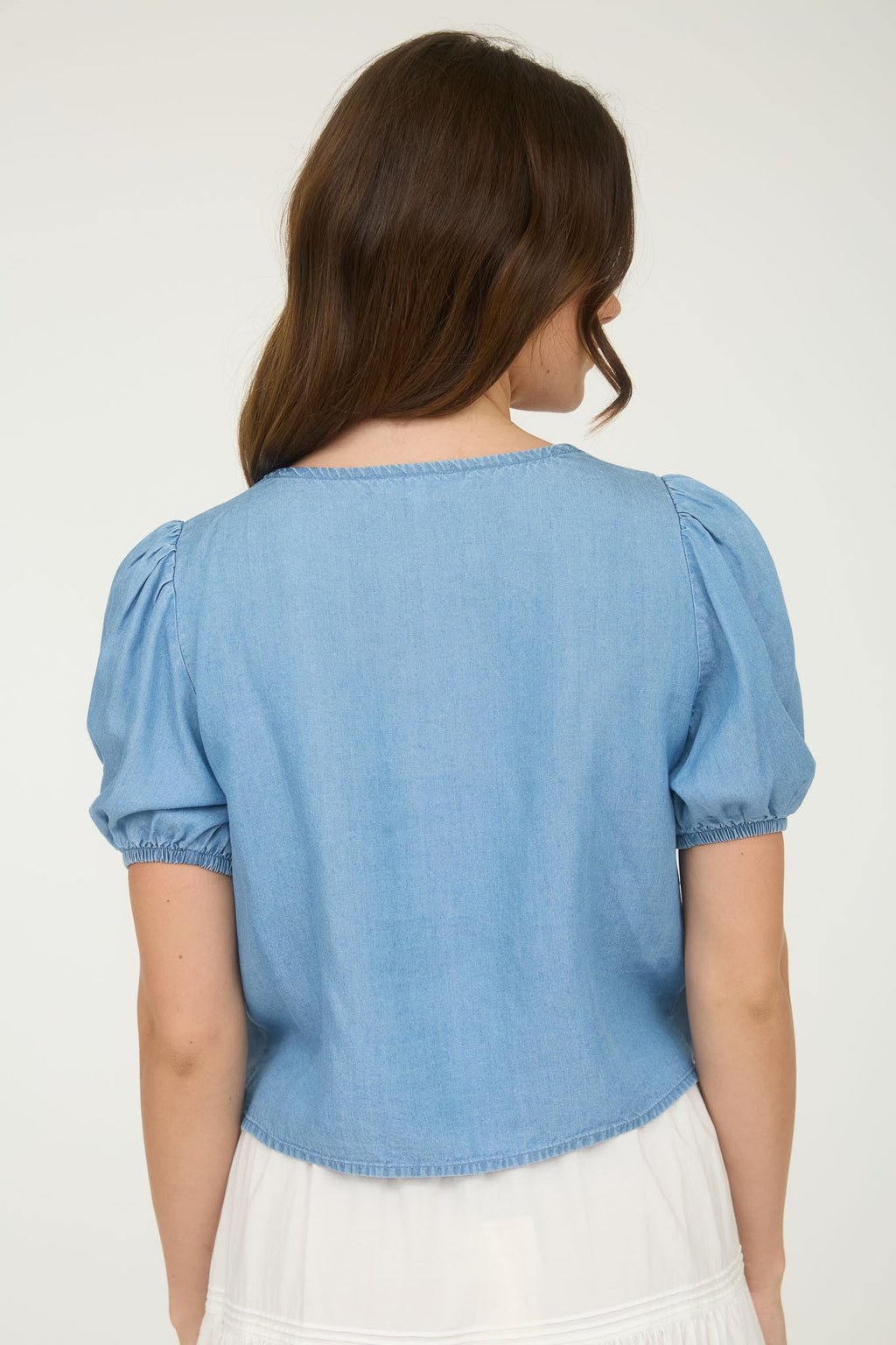 Well Said Scallop Trim Top
