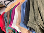 Allie’s Raised Rib Vneck Top