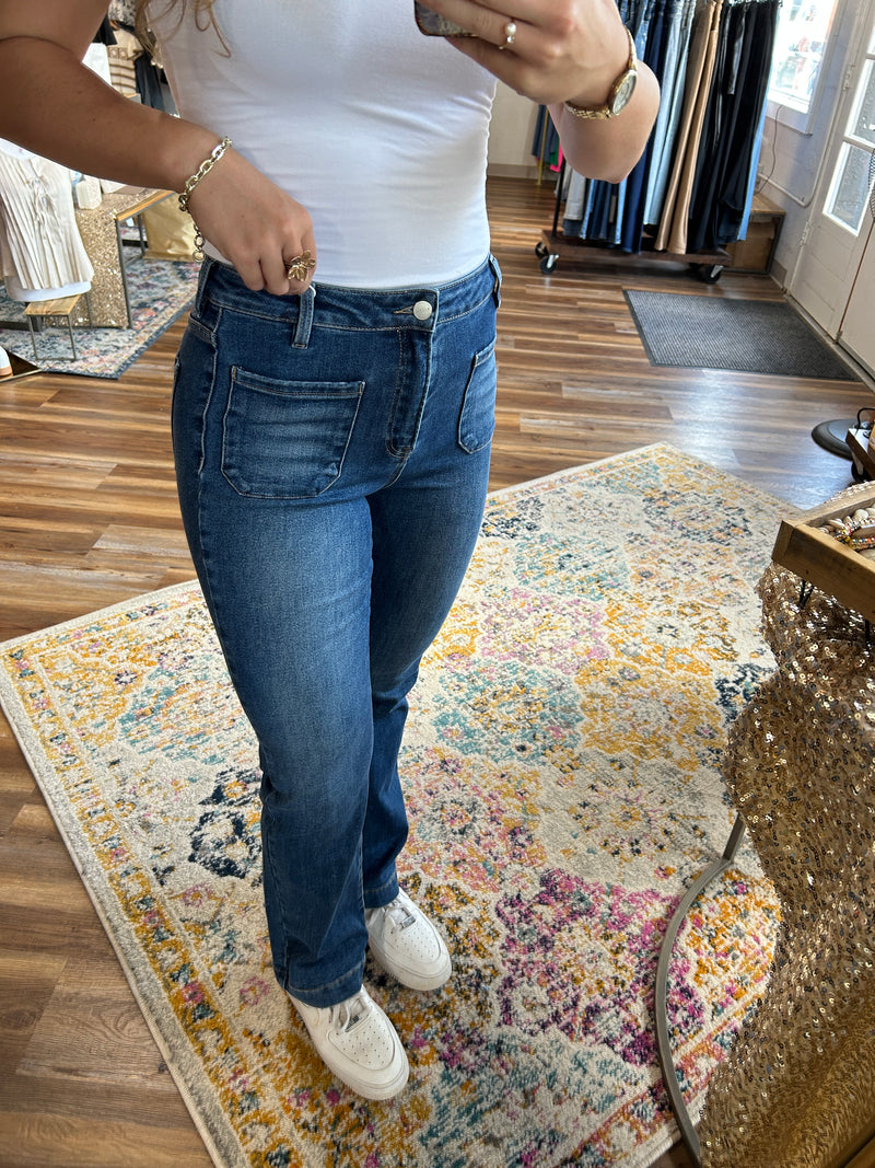 Ava's Bootcut Patch Pocket Jean