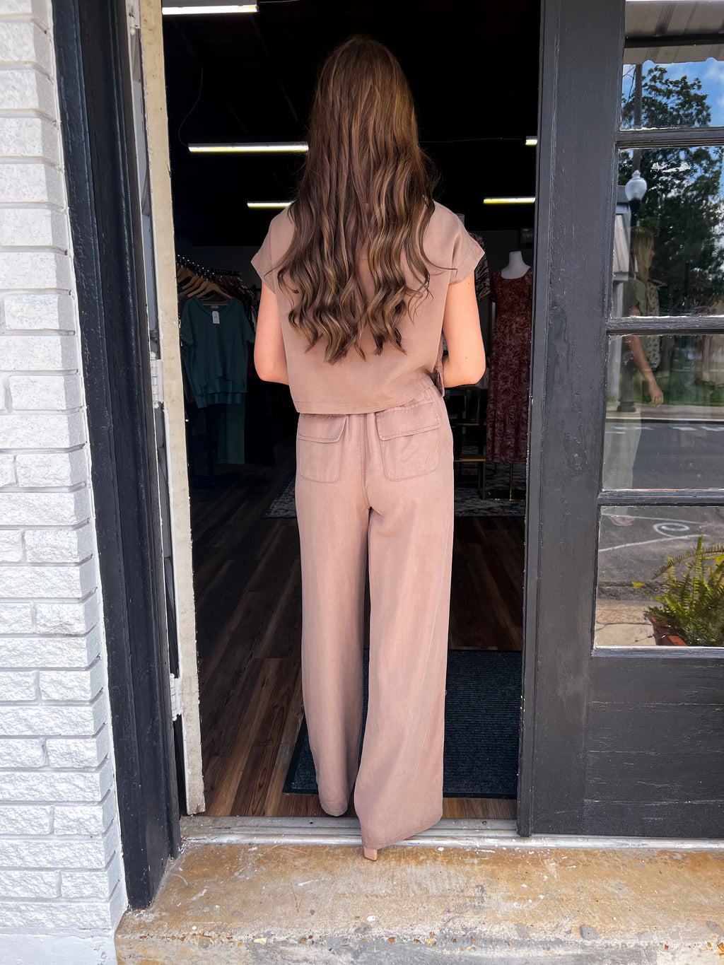 High Waist Wide Leg Pants