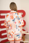 Floral and Fruit Button Shirt