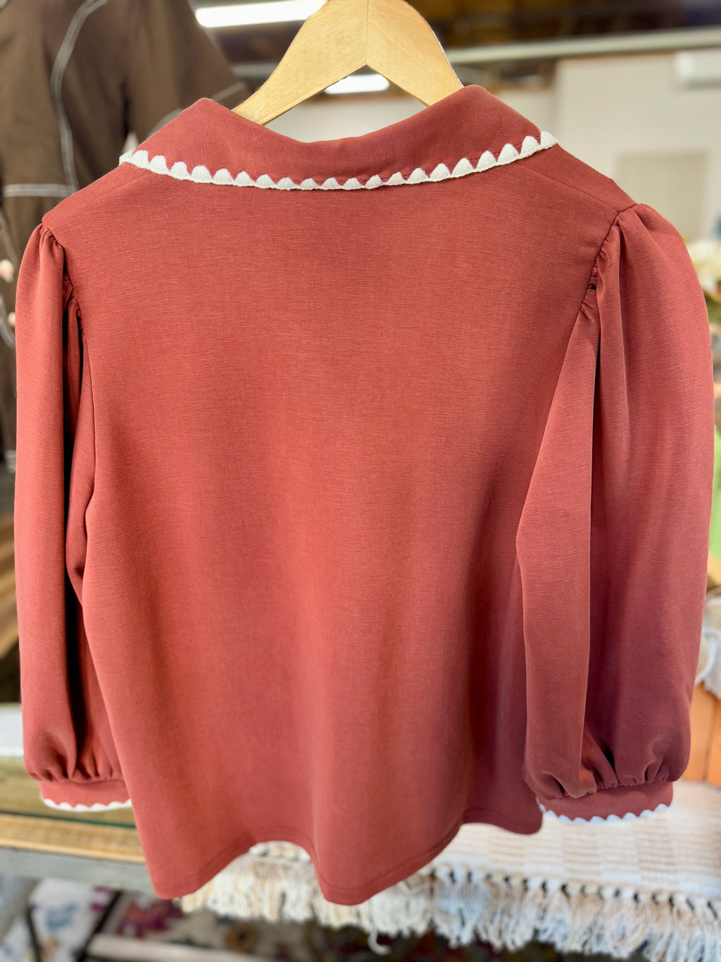 Autumn's Detail Collar Blouse