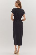 Shaped in Stillness Midi Dress
