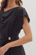 Shaped in Stillness Midi Dress