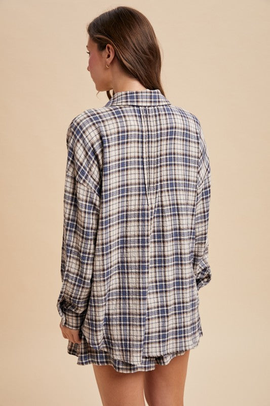 Praise and Plaid Flannel Top
