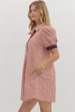 Play Your Games Striped Dress