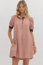 Play Your Games Striped Dress