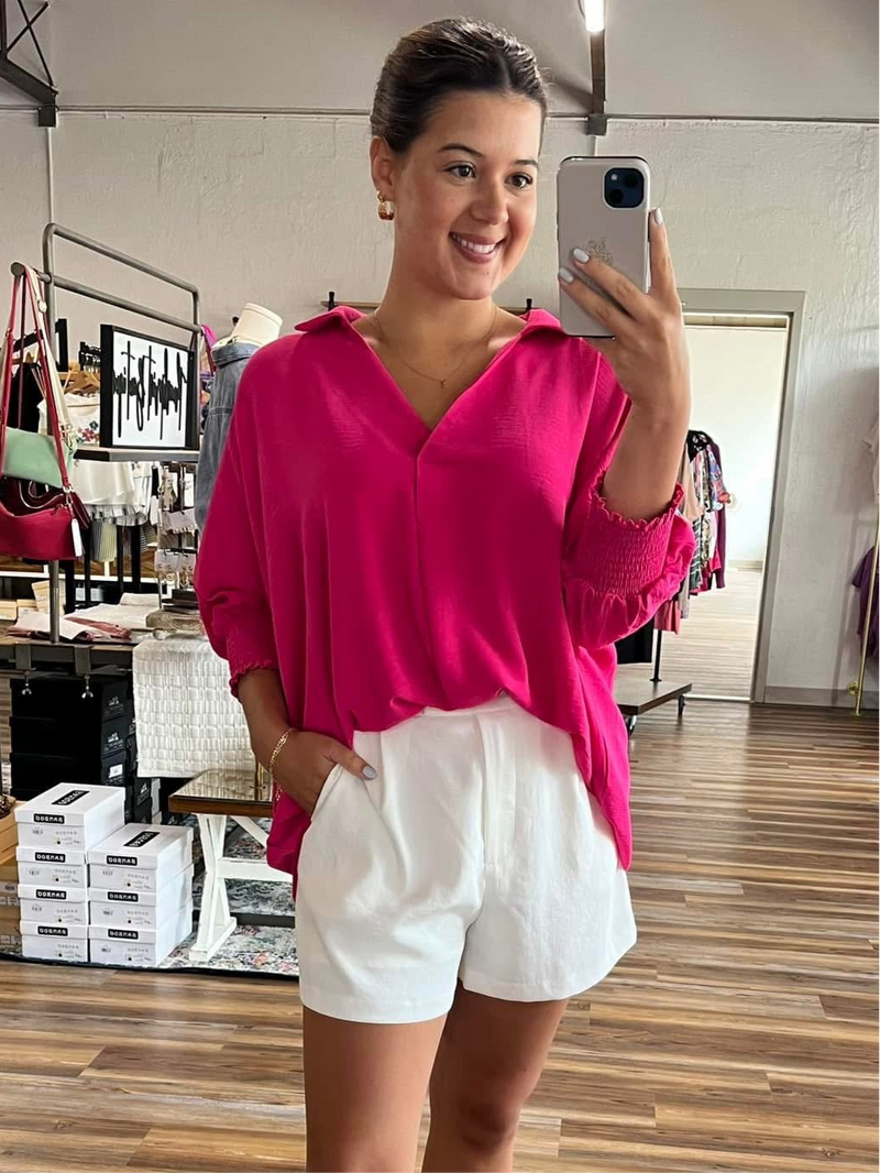Never Stop Oversized Blouse