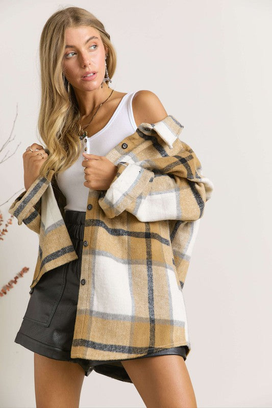 Everyone's Favorite Plaid Flannel Shacket