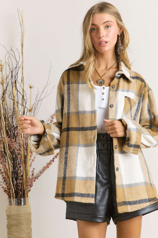 Everyone's Favorite Plaid Flannel Shacket