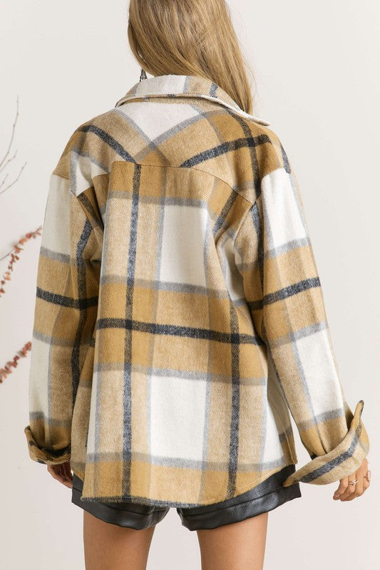 Everyone's Favorite Plaid Flannel Shacket