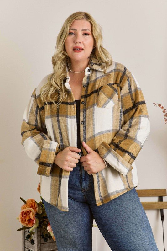 Everyone's Favorite Plaid Flannel Shacket