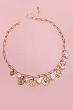 Coin-Charmed Necklace