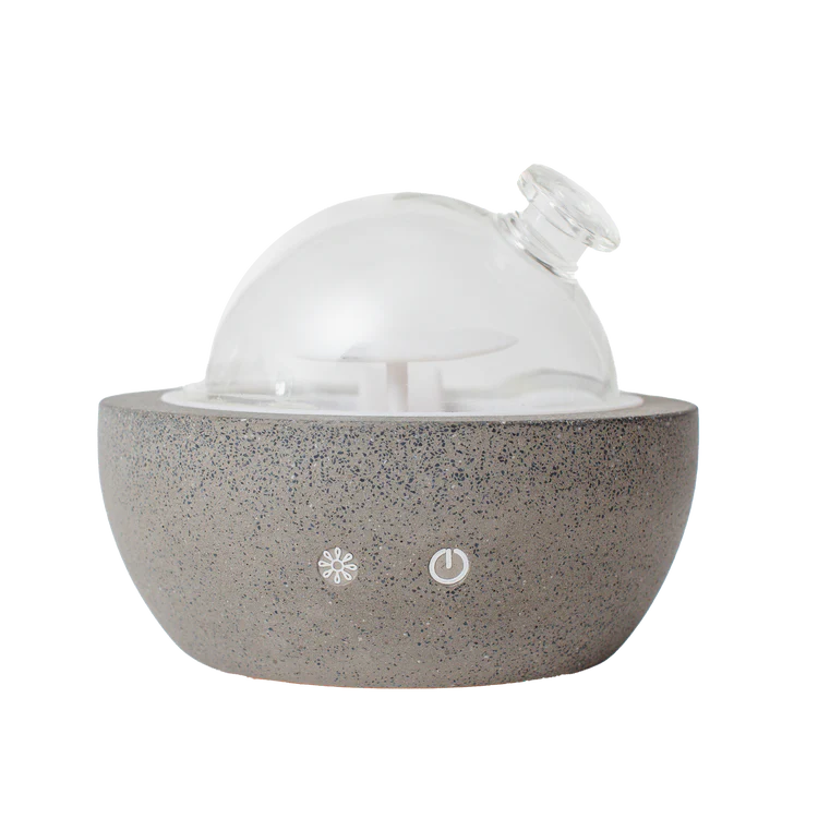 Glass & Concrete Essential Oil Diffuser | 200 Ml